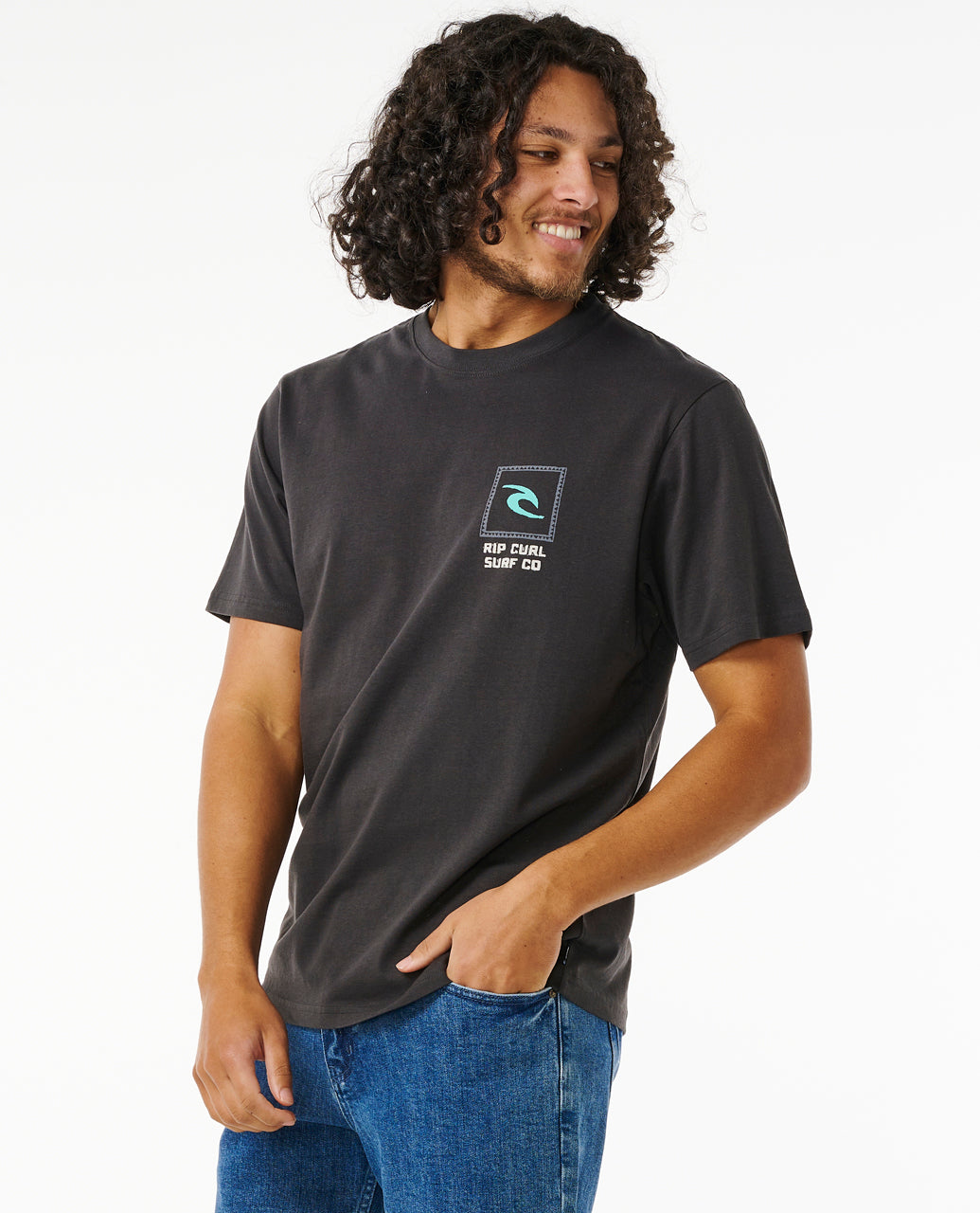 DAWNY TEE - washed black