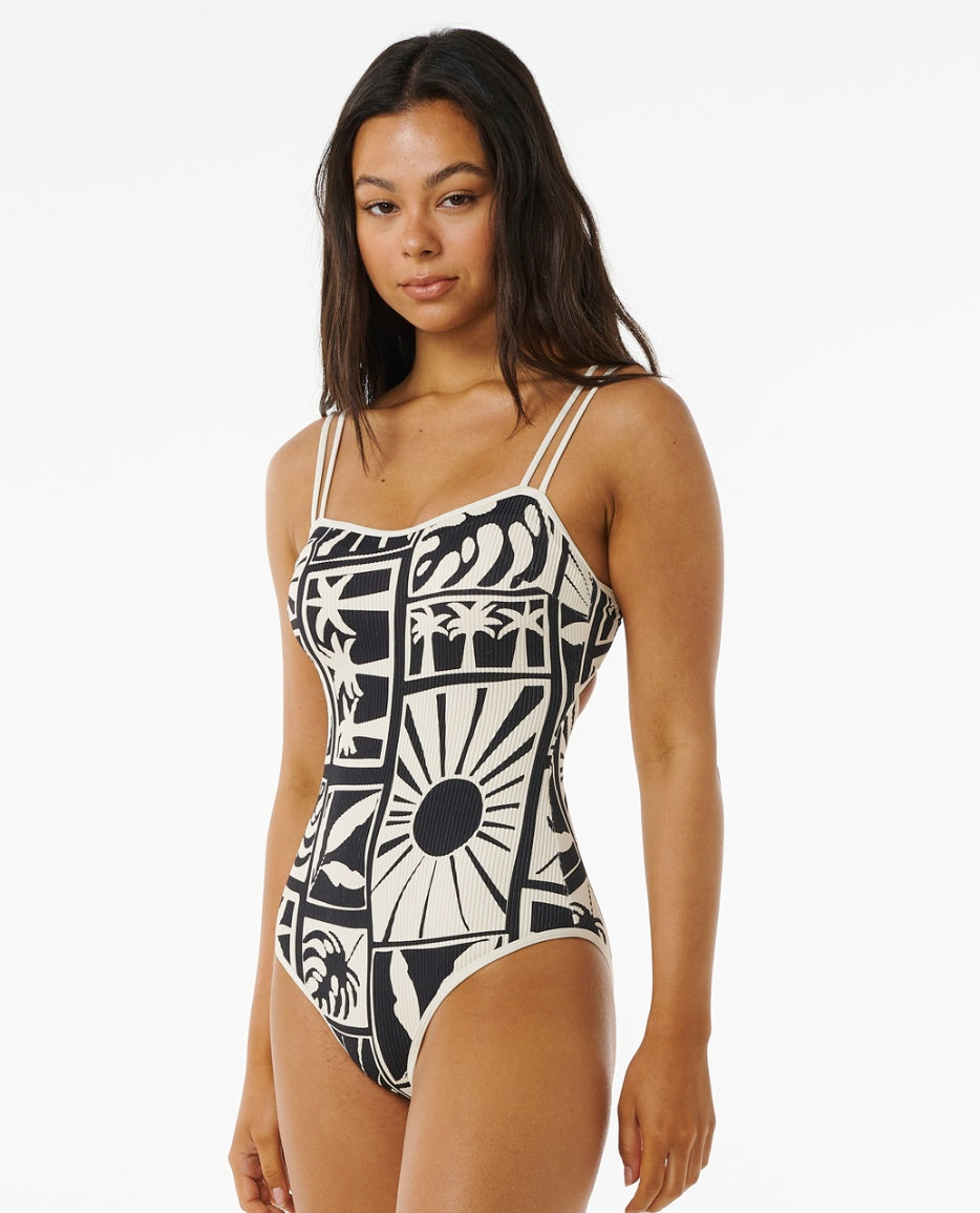 SANTORINI SUN D-DD ONE PIECE - black