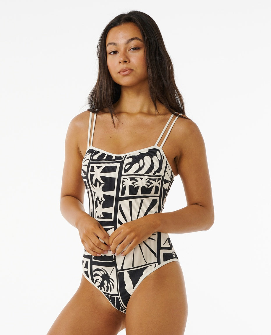 SANTORINI SUN D-DD ONE PIECE - black