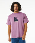 QUEST HACK TEE - dusty purple