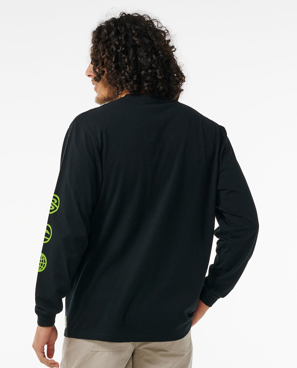 ARCHIVE OCEAN TECH L/S TEE - black