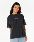 TOUR HERITAGE TEE - washed black