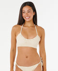 INDIO CROP HALTER - antique white