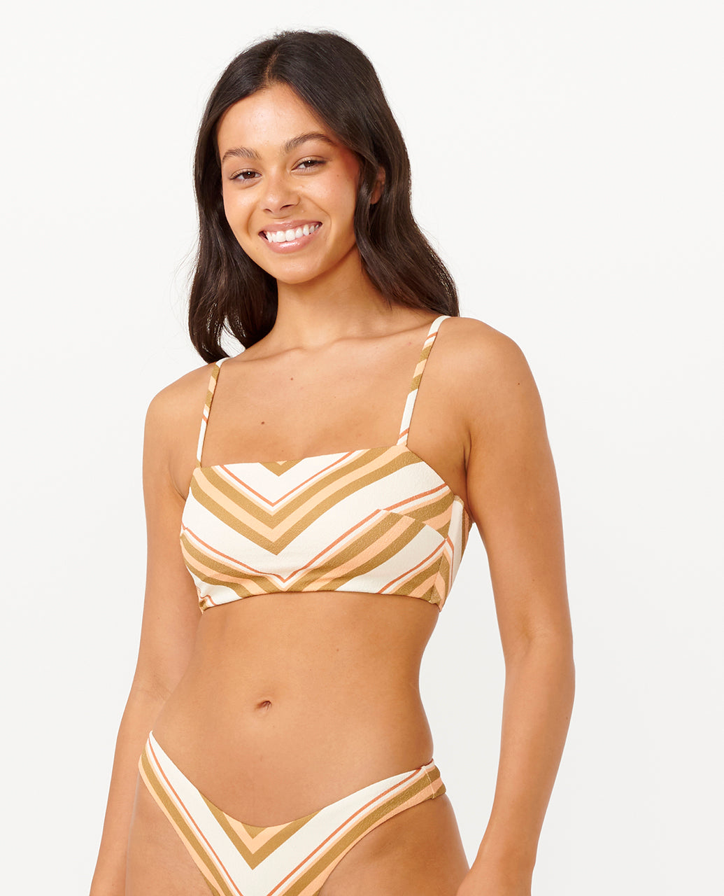 CATALINA STRIPE BANDEAU - multico