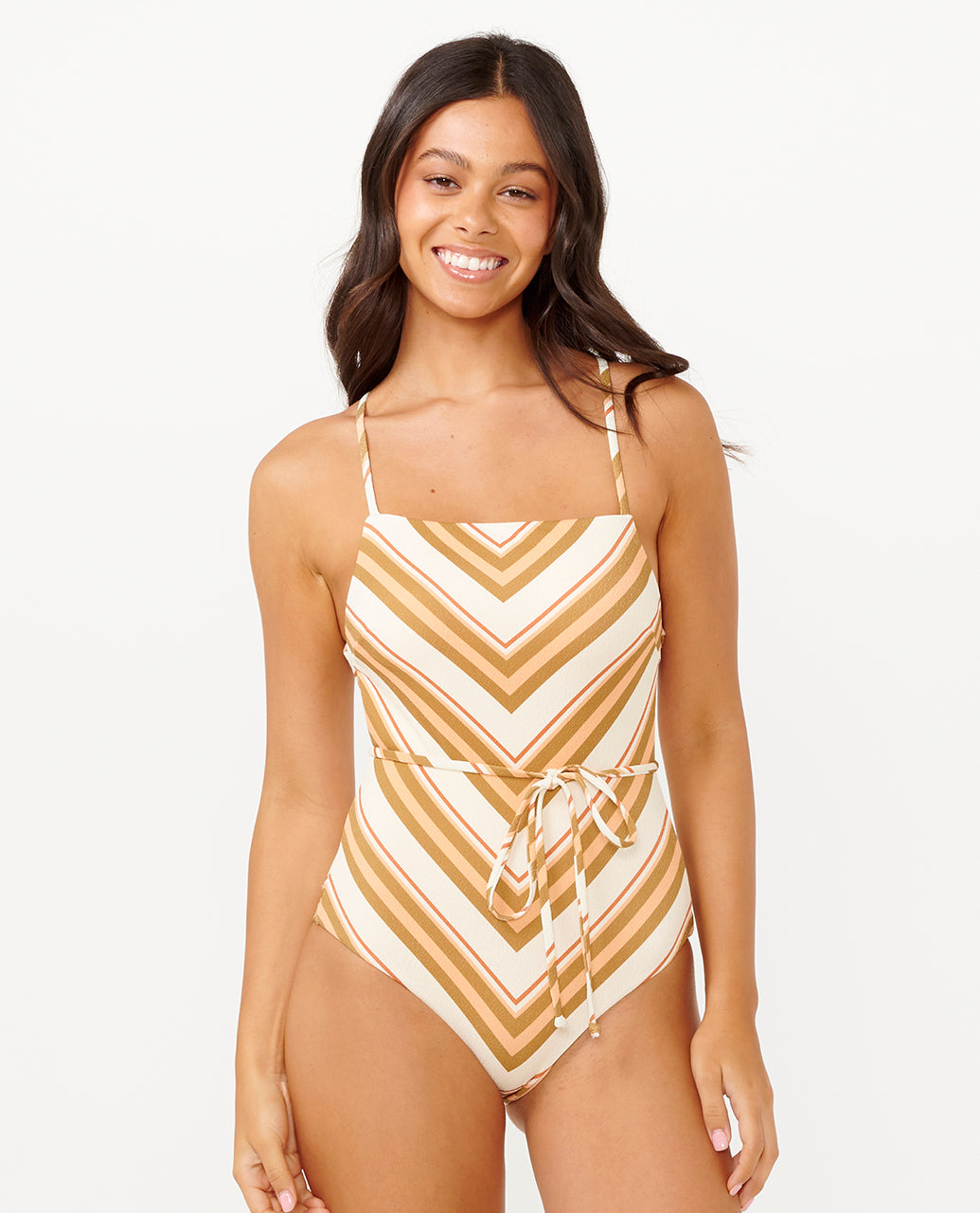 CATALINA STRIPE ONE PIECE - multico