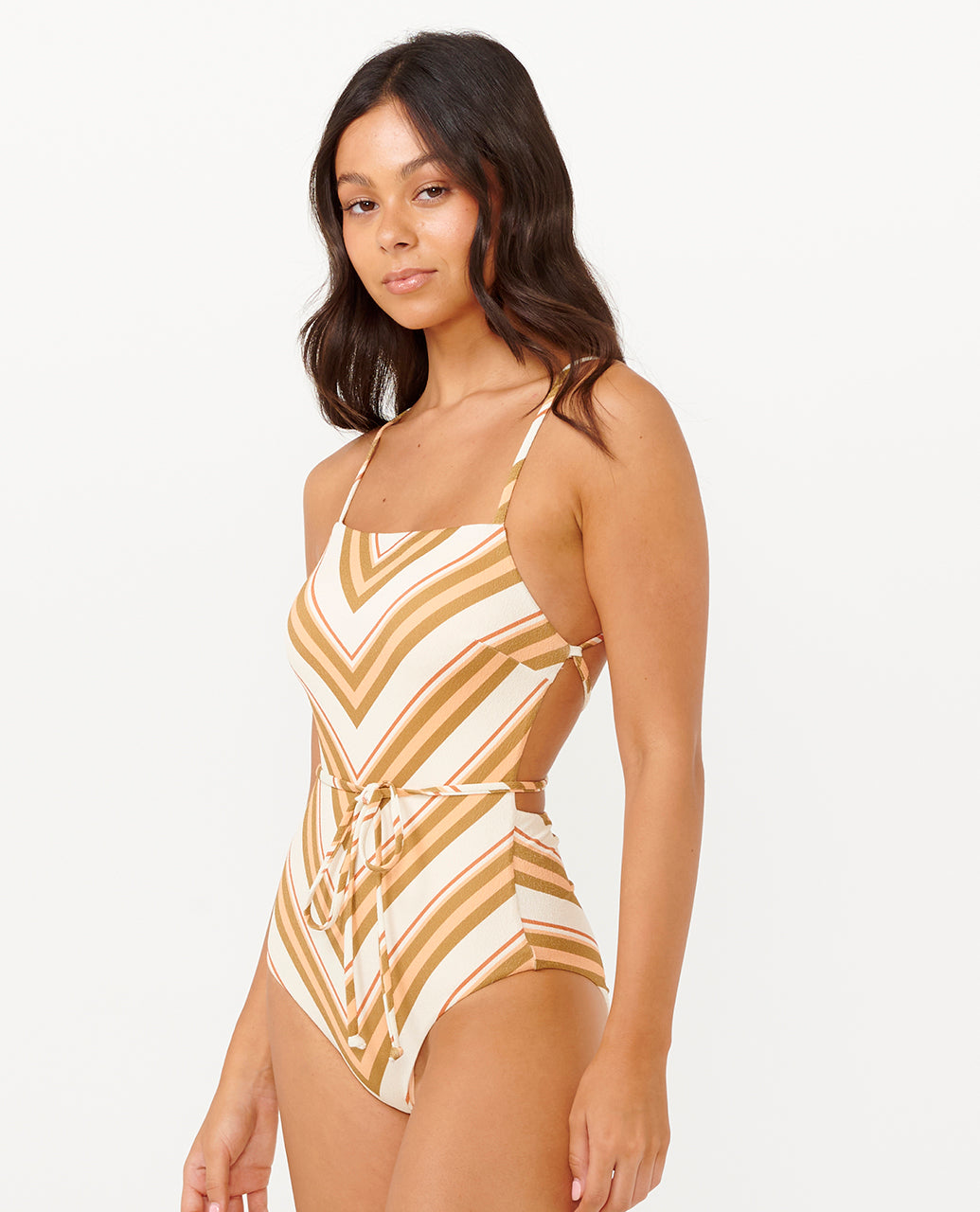 CATALINA STRIPE ONE PIECE - multico