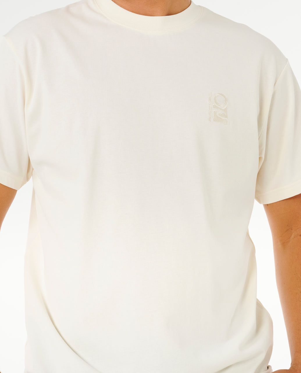 SEARCH EMBROIDERY TEE - bone