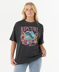 SUMMER CLASSIC HERTAGE T - washed black