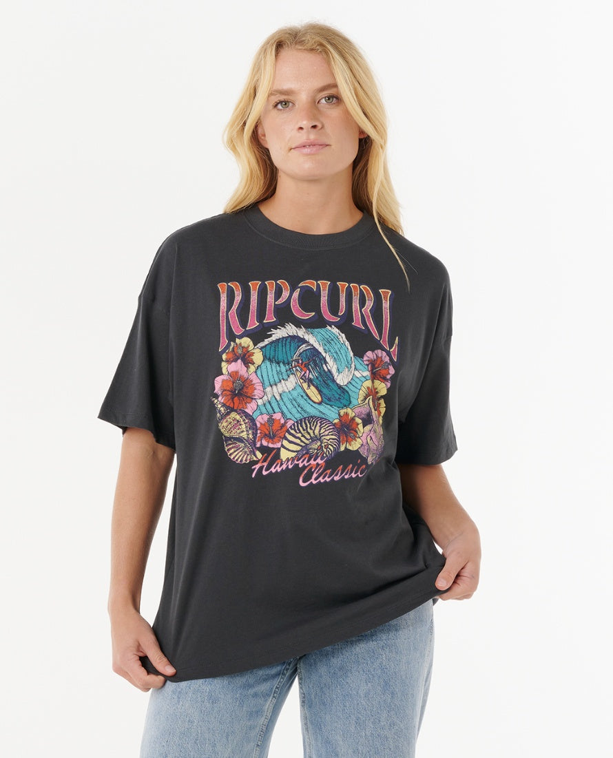 SUMMER CLASSIC HERTAGE T - washed black