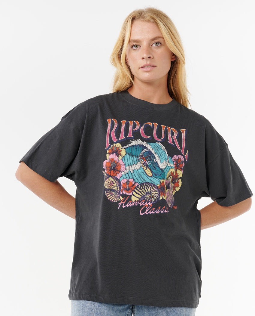 SUMMER CLASSIC HERTAGE T - washed black