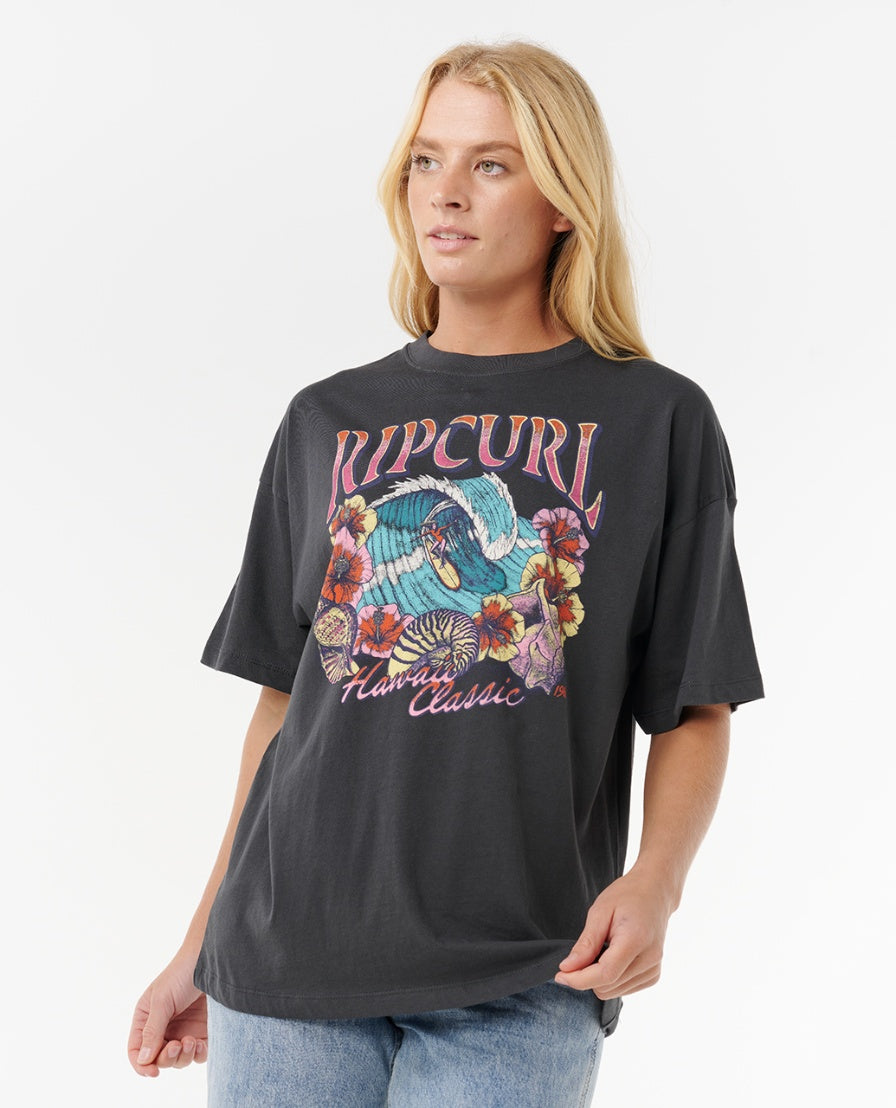SUMMER CLASSIC HERTAGE T - washed black