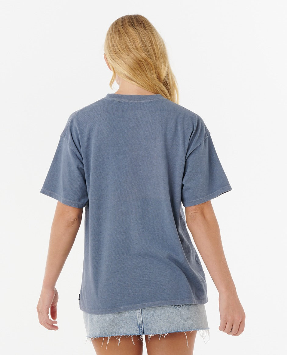 VARSITY SPORTS HERITAGE TEE - blue grey