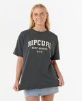 VARSITY SPORTS HERITAGE TEE - washed black