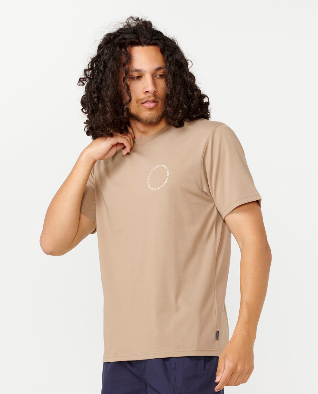VAPORCOOL SEARCH RUBIX TEE - sand dune