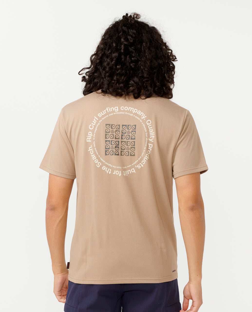 VAPORCOOL SEARCH RUBIX TEE - sand dune