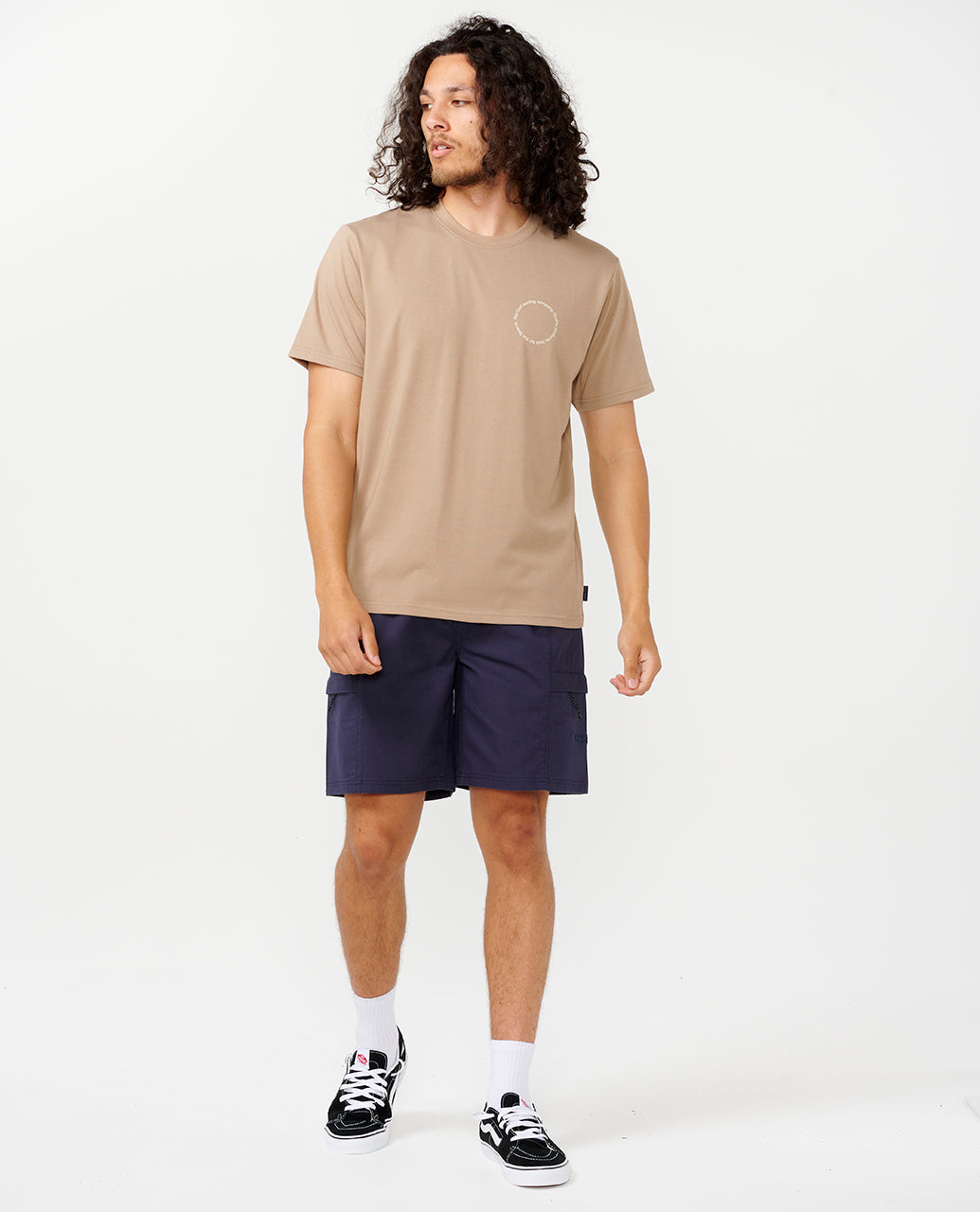 VAPORCOOL SEARCH RUBIX TEE - sand dune