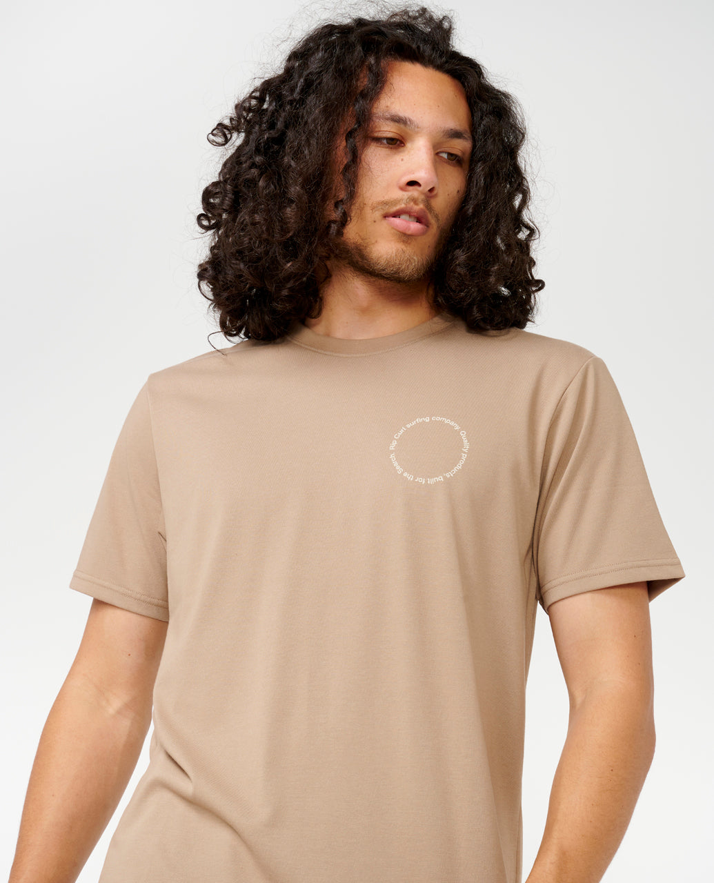 VAPORCOOL SEARCH RUBIX TEE - sand dune