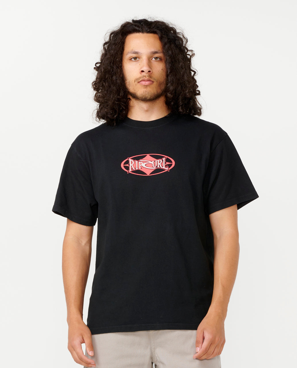 HERITAGE OVAL TEE - black