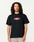 HERITAGE OVAL TEE - black