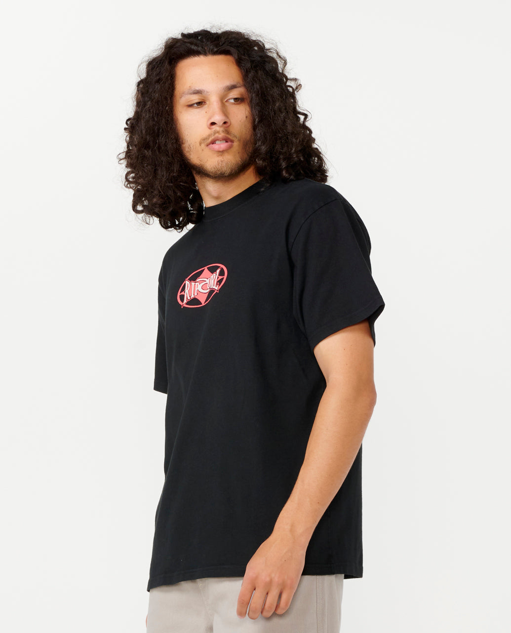 HERITAGE OVAL TEE - black