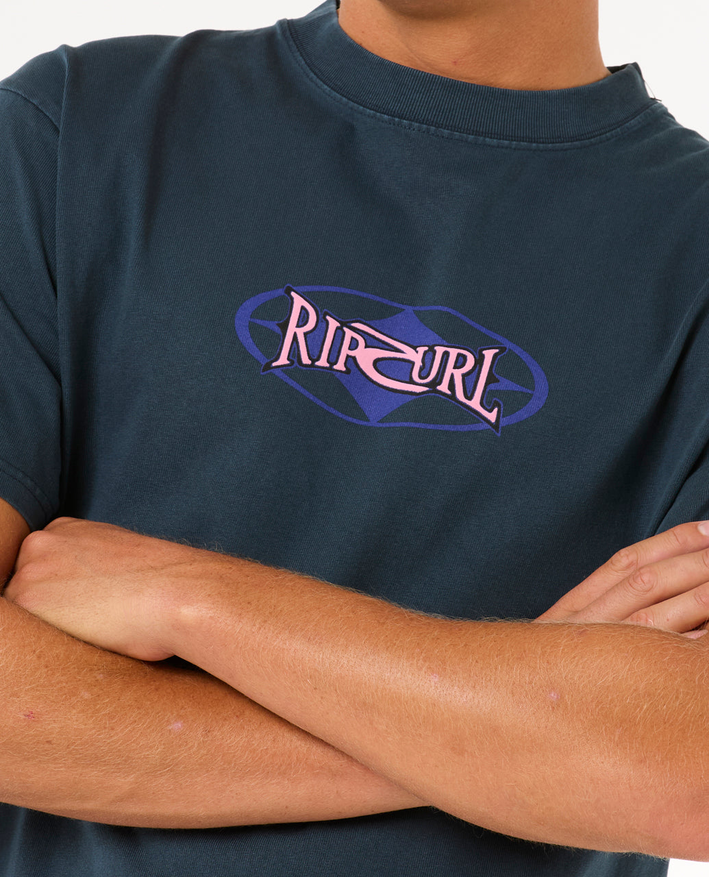 HERITAGE OVAL TEE - dark navy