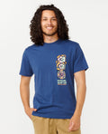 HOFFMAN LOW TIDES TEE - washed navy