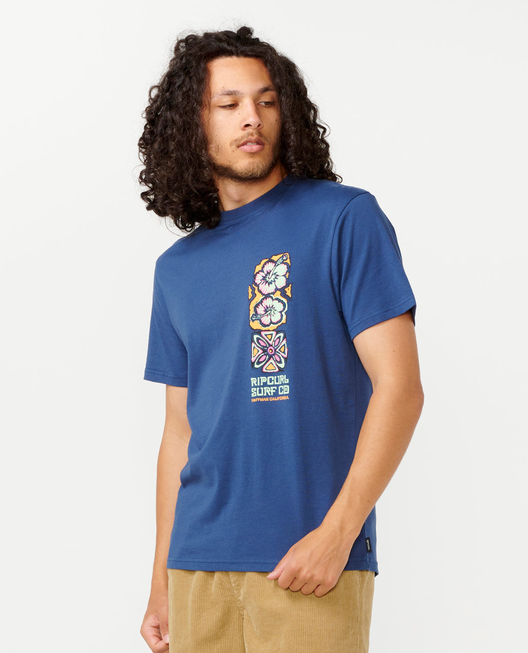HOFFMAN LOW TIDES TEE - washed navy