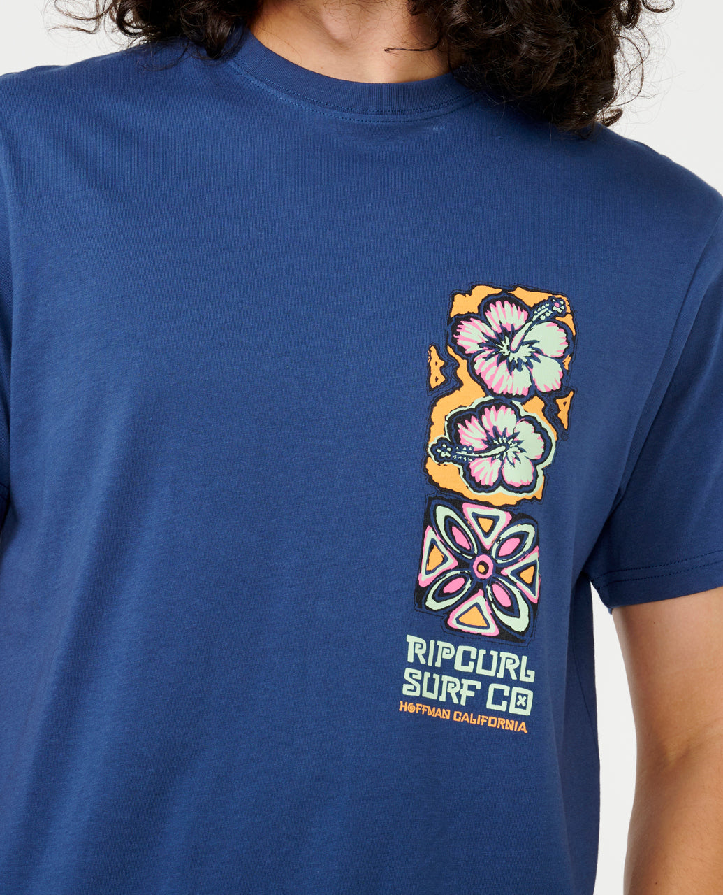 HOFFMAN LOW TIDES TEE - washed navy