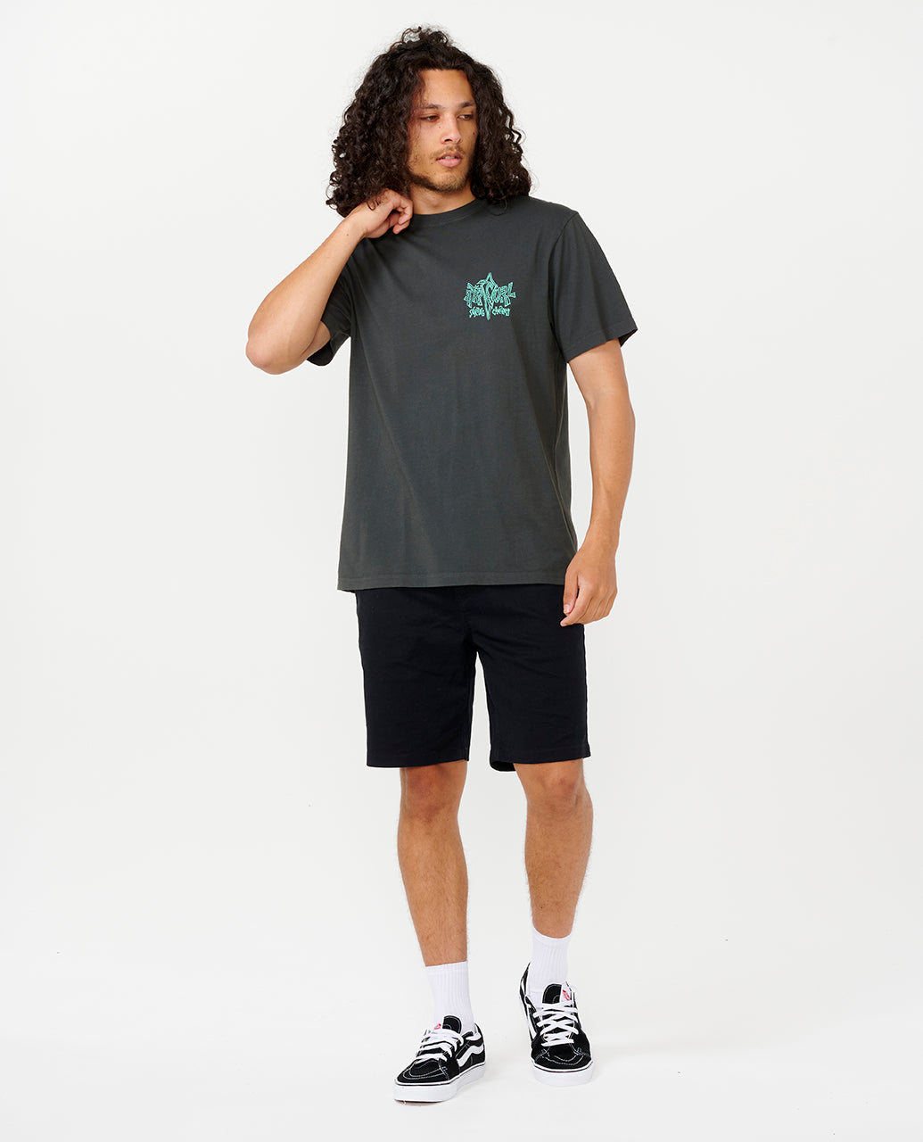VOODOO TEE - washed black