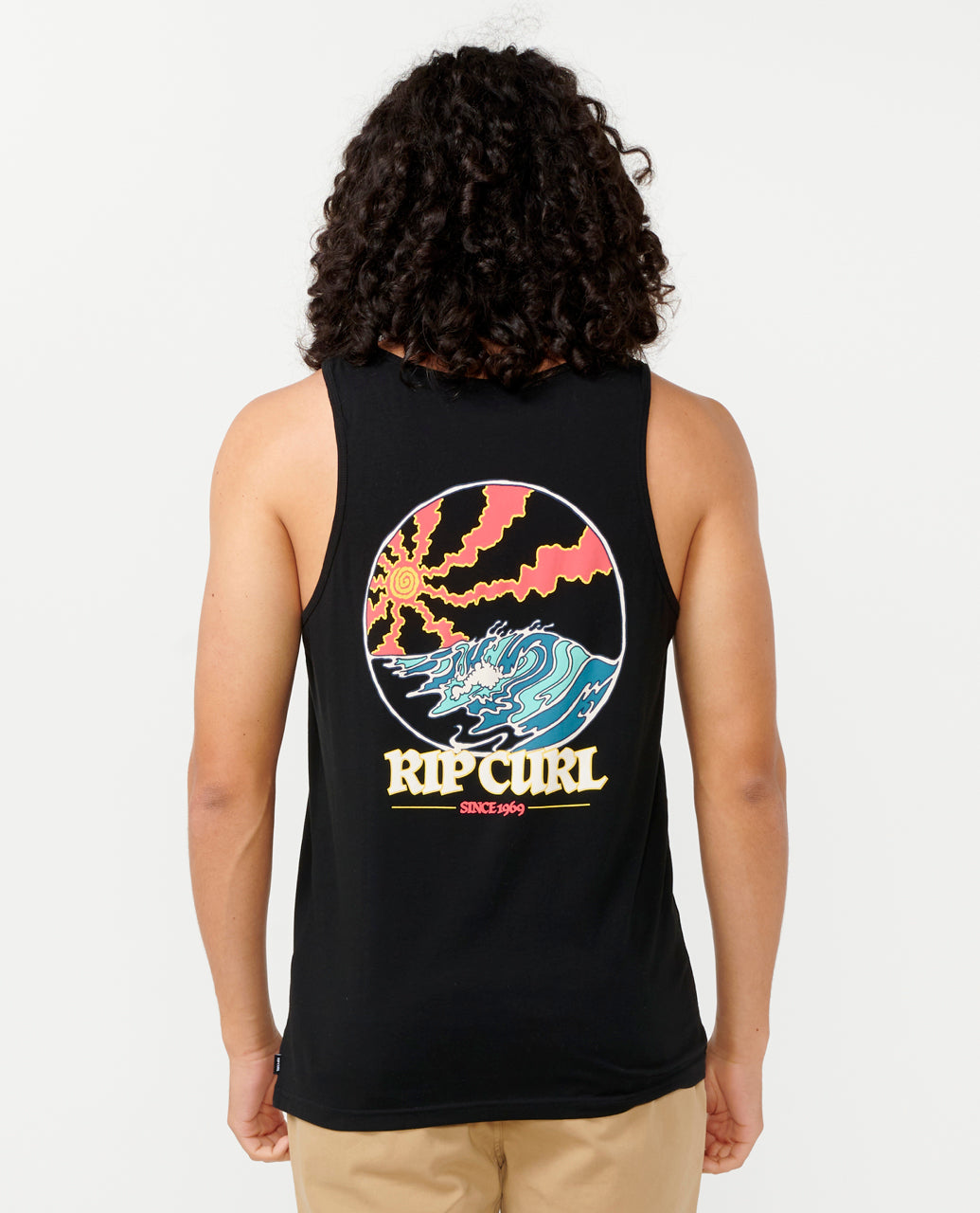 HAZED AND TUBED TANK - black