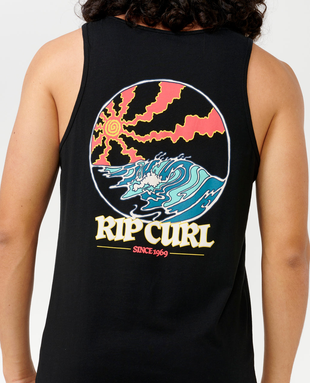 HAZED AND TUBED TANK - black