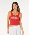 BELLS TANK - deep red