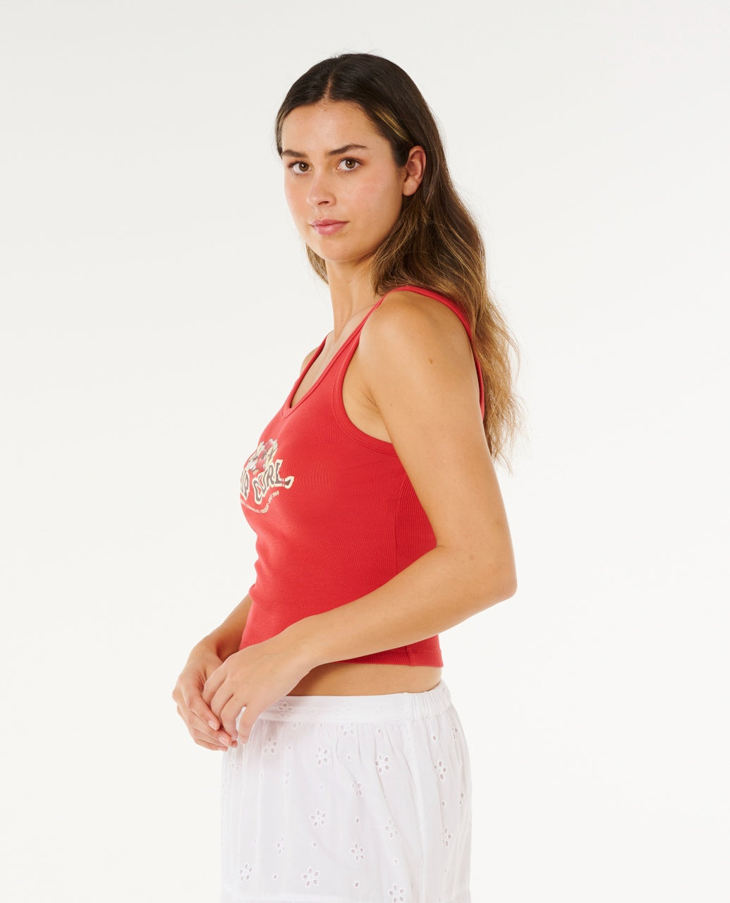 BELLS TANK - deep red