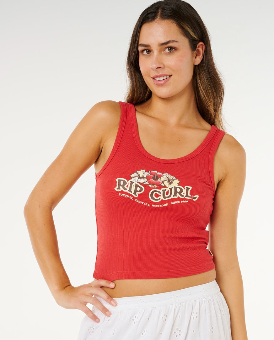 BELLS TANK - deep red