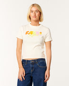 CARIOCA FITTED TEE - vanilla
