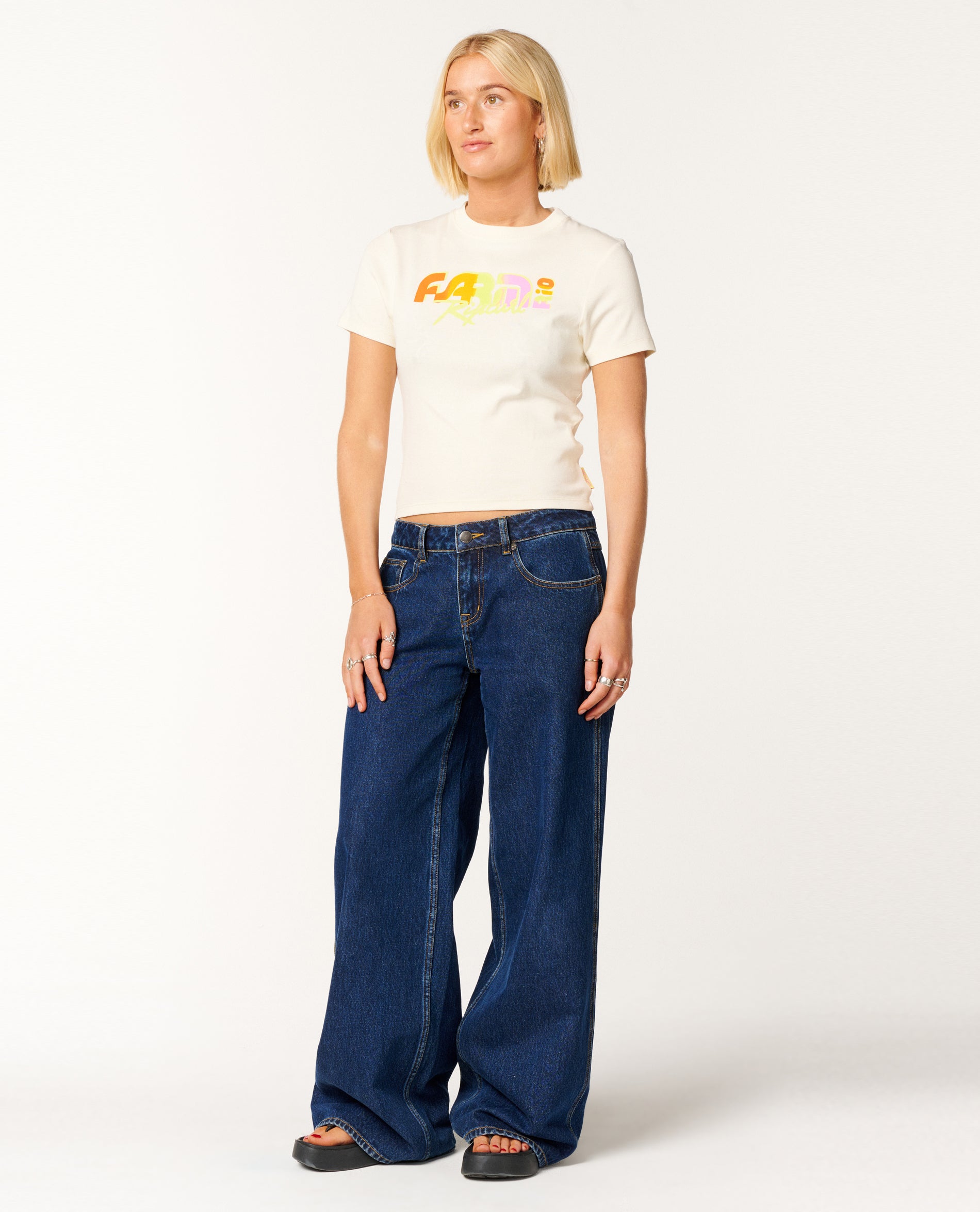 CARIOCA FITTED TEE - vanilla