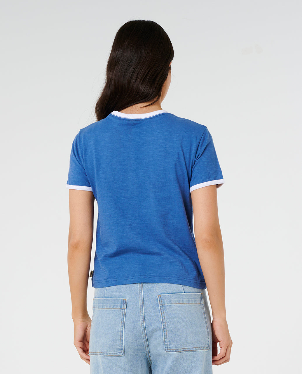 ISLAND TIME SLUB TEE - vintage navy