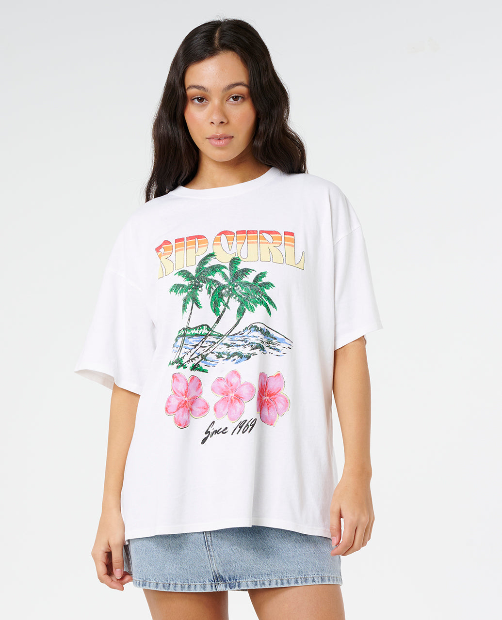 HAYLEY O HERITAGE TEE - white