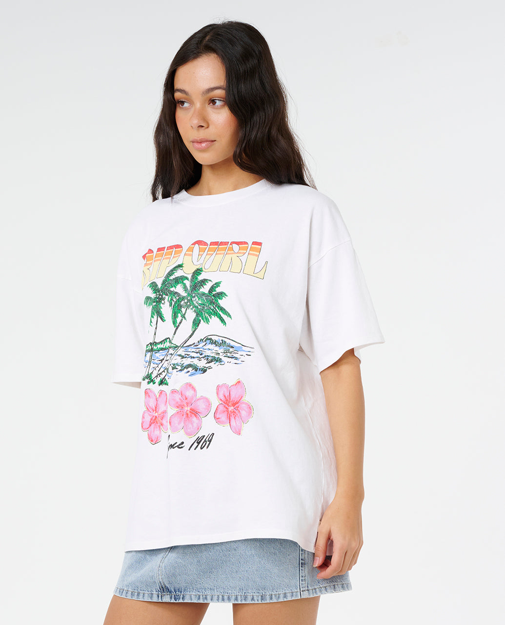 HAYLEY O HERITAGE TEE - white