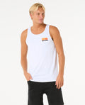 SURF REVIVAL PEAKING TANK - white