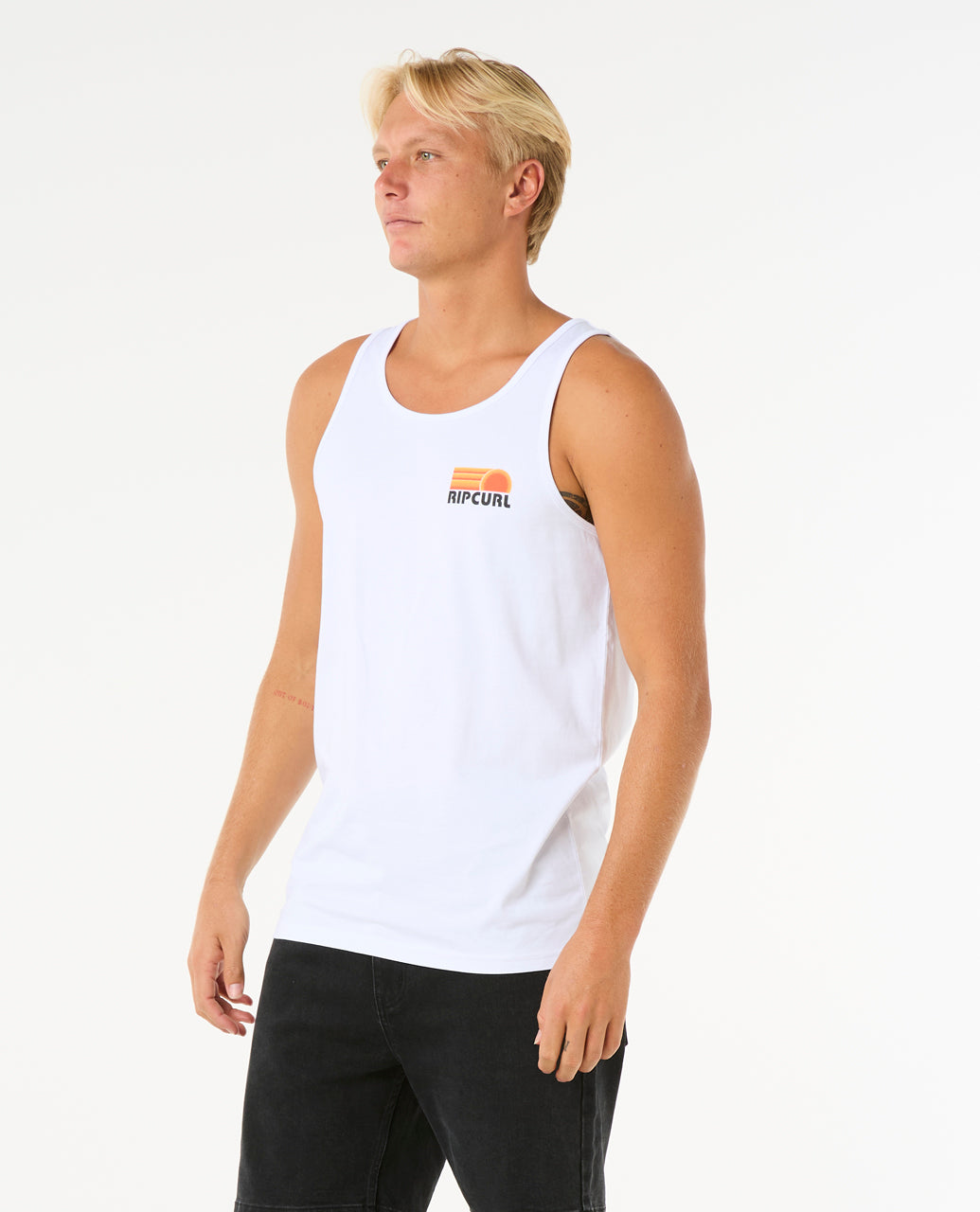 SURF REVIVAL PEAKING TANK - white