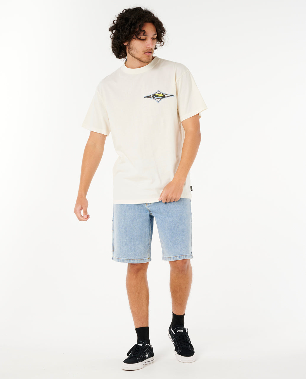RAW ENERGY MAXXED TEE - bone