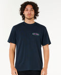 RITUALS OVAL TEE - dark navy