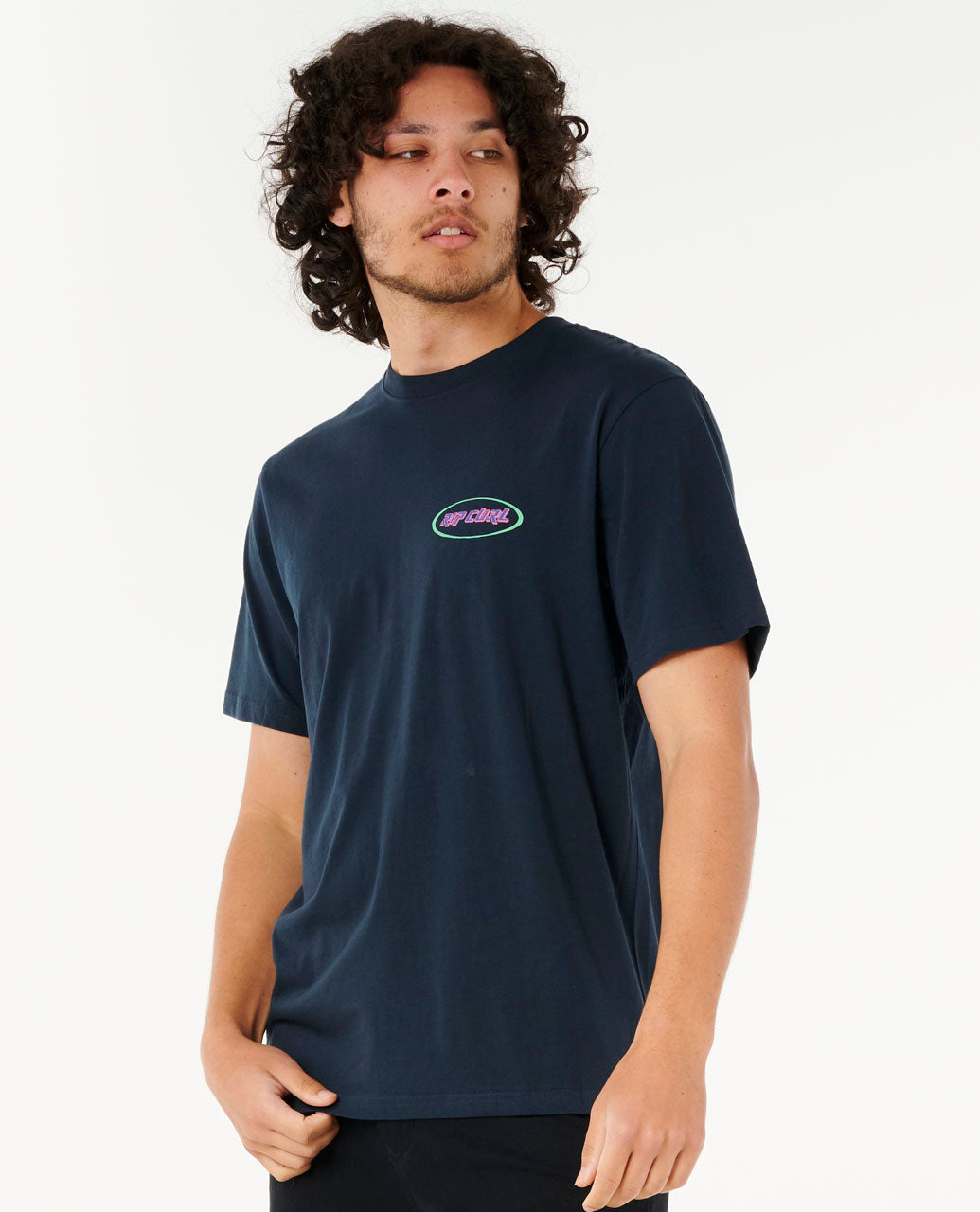 RITUALS OVAL TEE - dark navy