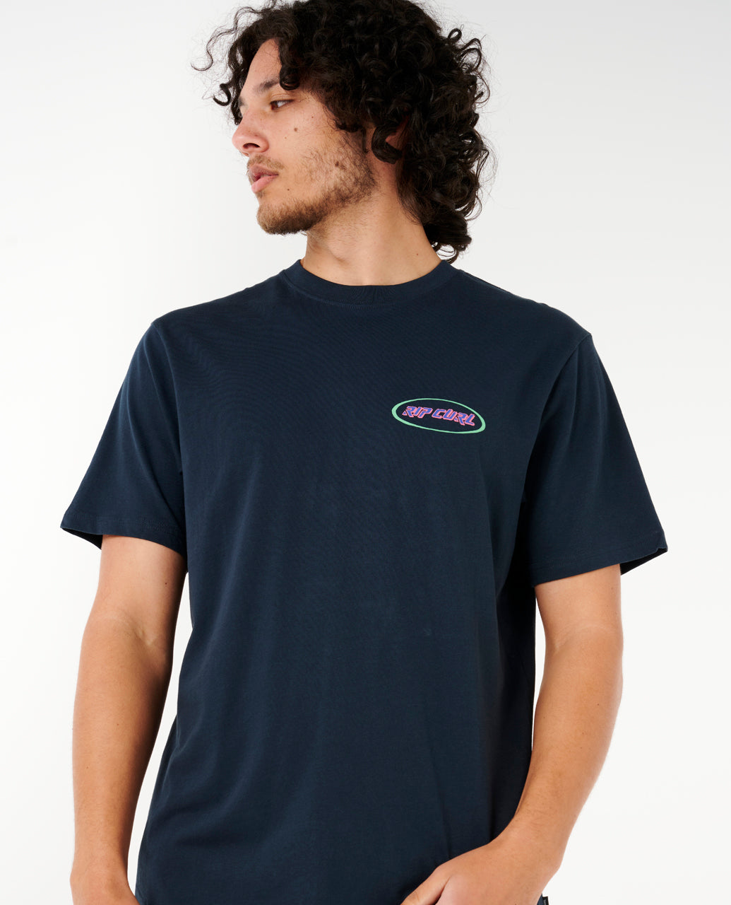 RITUALS OVAL TEE - dark navy