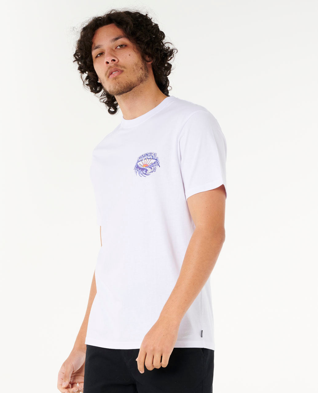 HAZED & TUBED TEE - white