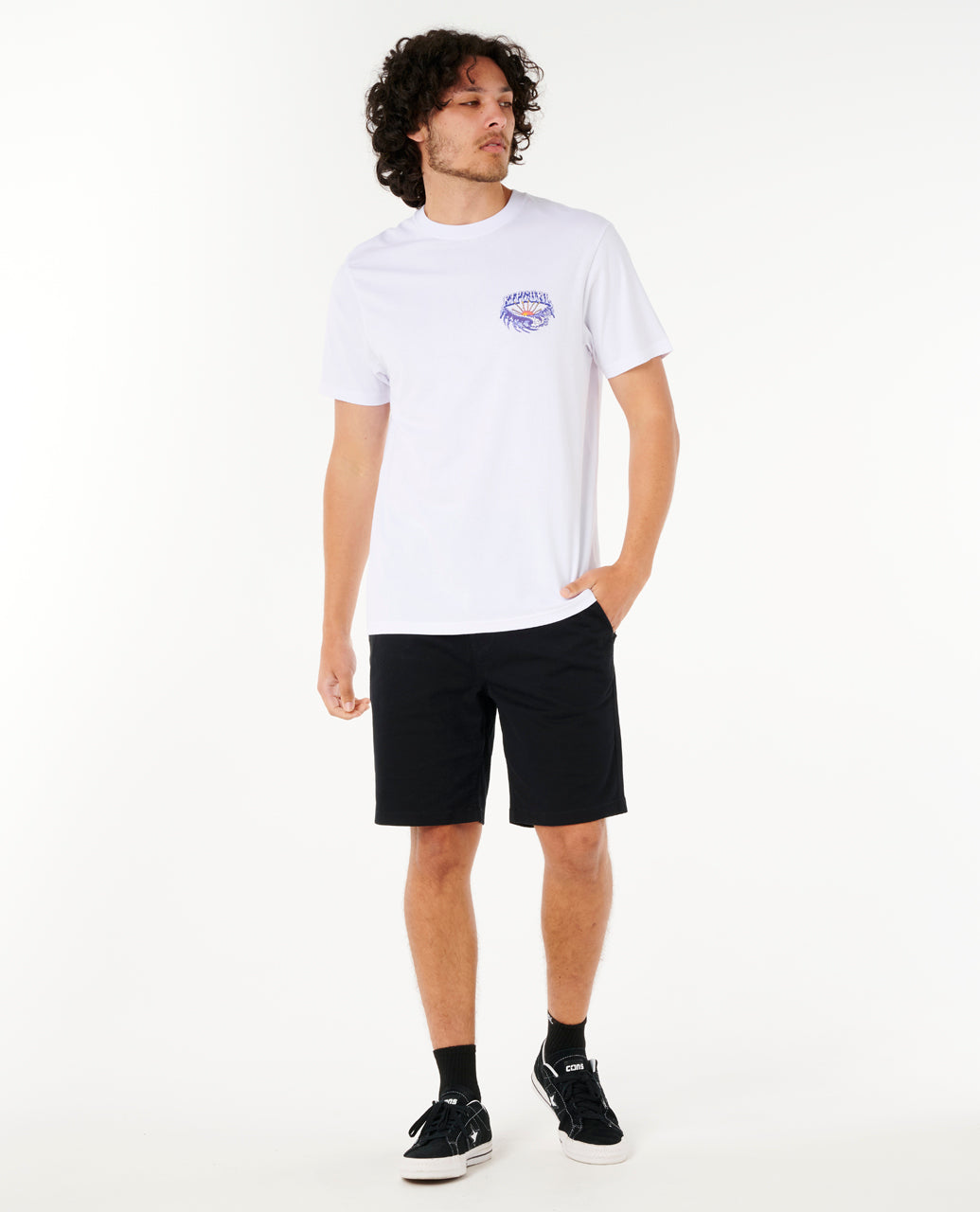 HAZED & TUBED TEE - white