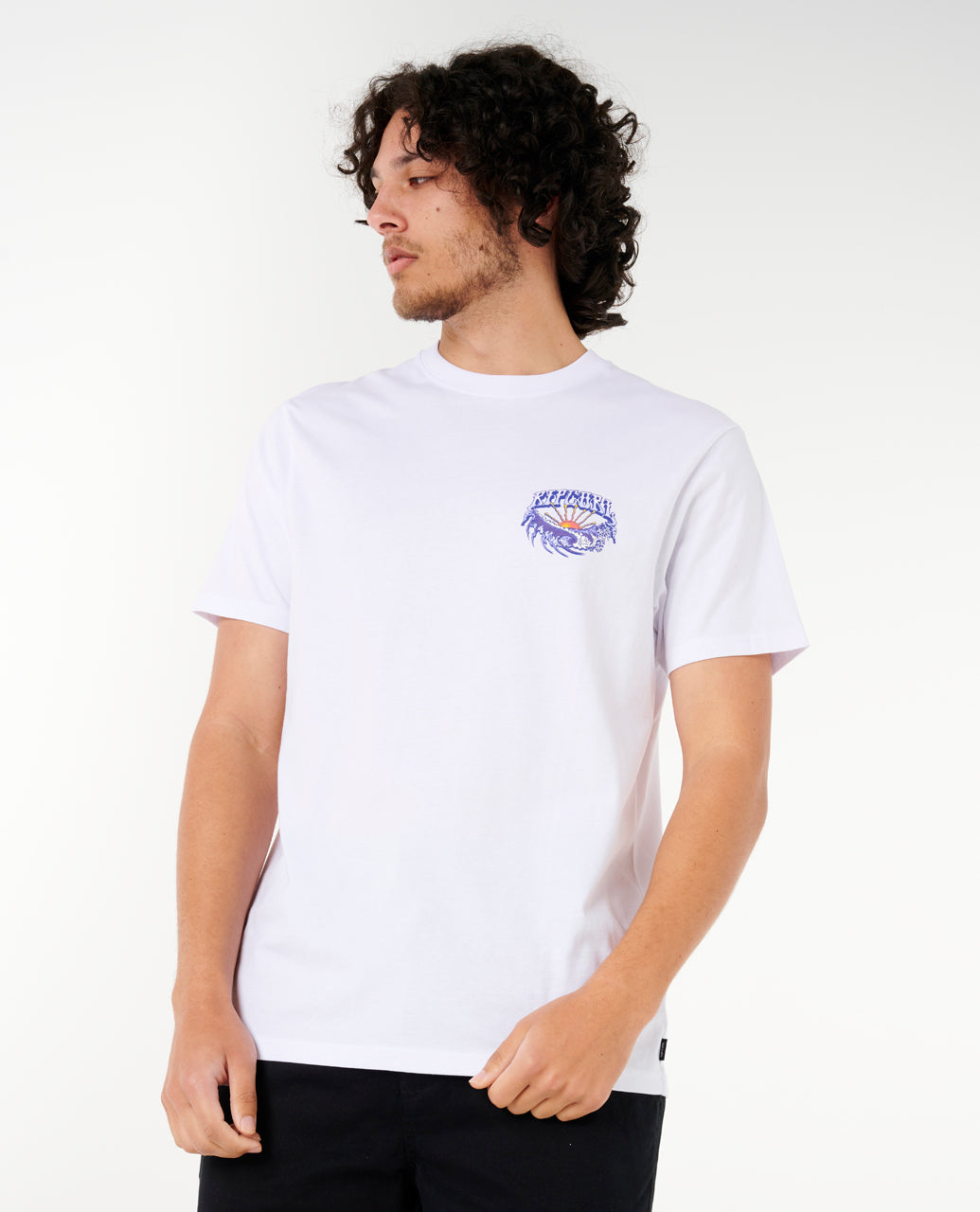 HAZED & TUBED TEE - white