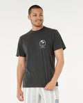 MOD CALI TWO PALMS TEE - washed black