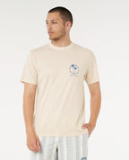 MOD CALI TWO PALMS TEE - vintage white